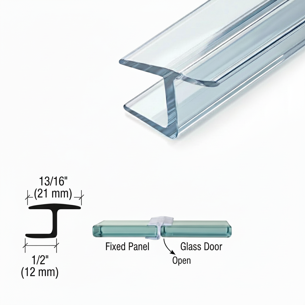 h Seal for 180 Degree Enclosures